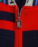  03.06.24 - VTG BOXY ZIP UP KNIT HOODIE - HENRI LUCCHAPUIS 90s 