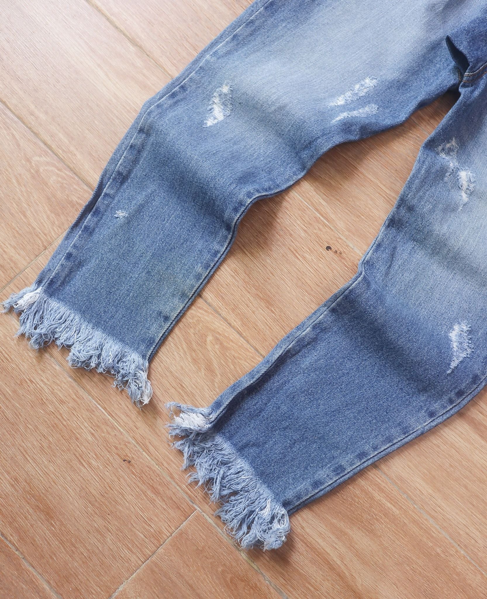  06.26.24 - VTG DROPCROTCH DENIM PANTS - ME MYSELF 