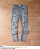  06.26.24 - VTG DESTROYED SKINNY  DENIM PANTS - STWR 