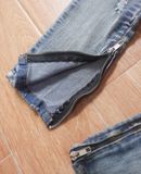  06.26.24 - VTG DESTROYED SKINNY  DENIM PANTS - STWR 