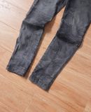  06.26.24 - VTG SKINNY BIKER DENIM PANTS - ZARA 