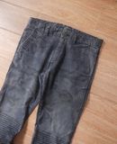  06.26.24 - VTG SKINNY BIKER DENIM PANTS - ZARA 