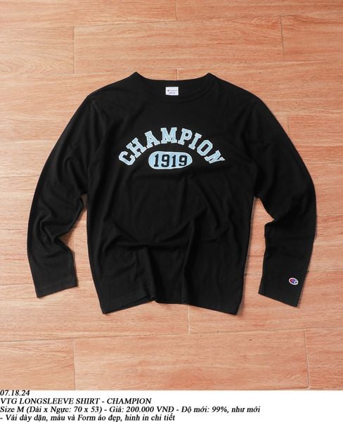  07.18.24 - VTG LONGSLEEVE SHIRT - CHAMPION 