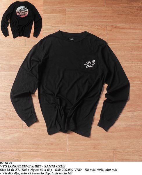  07.18.24 - VTG LONGSLEEVE SHIRT - SANTA CRUZ 