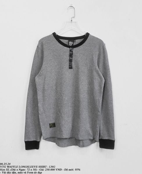  06.25.24 - VTG WAFLE LONGSLEEVE SHIRT - LNG 