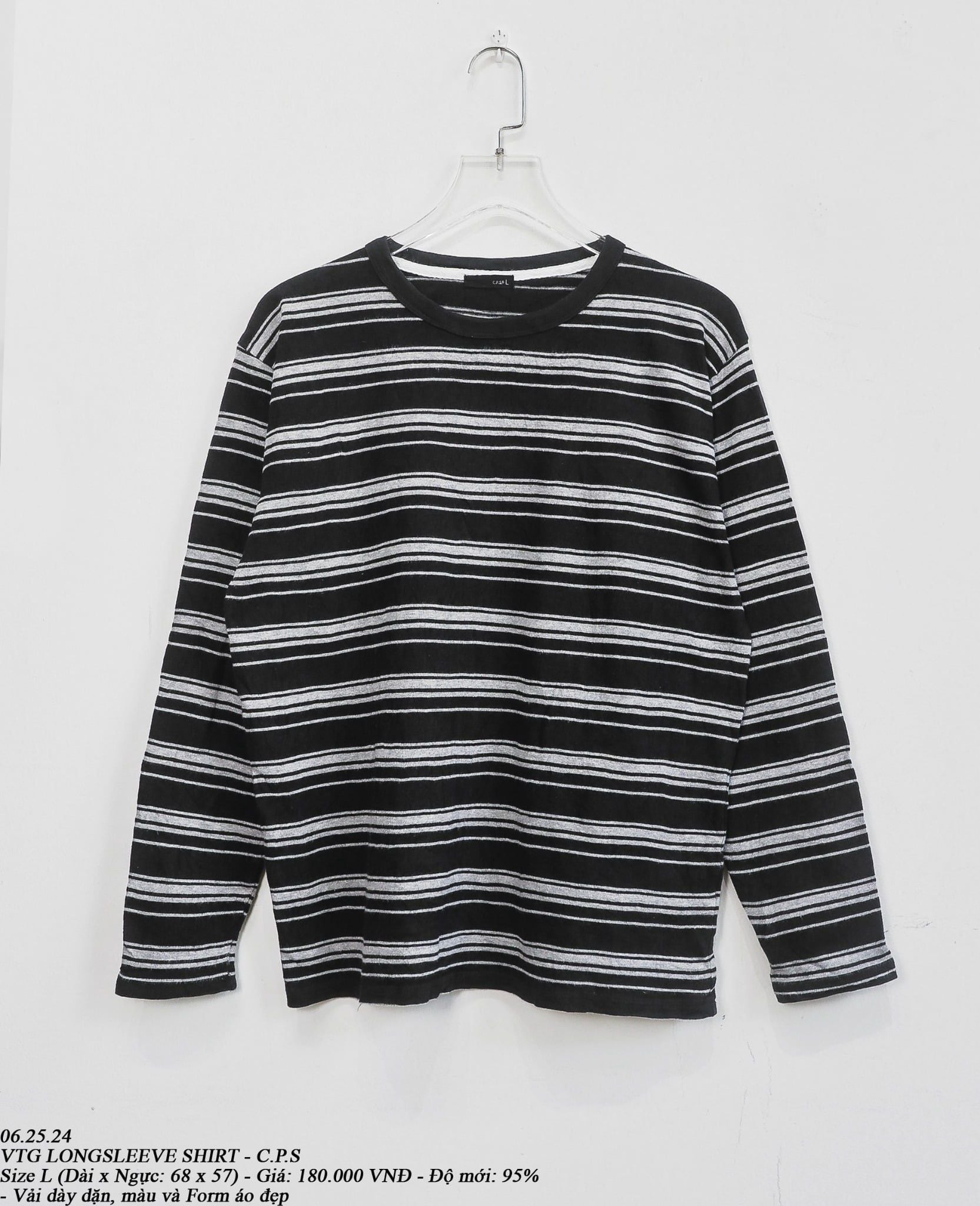  06.25.24 - VTG LONGSLEEVE SHIRT - C.P.S 