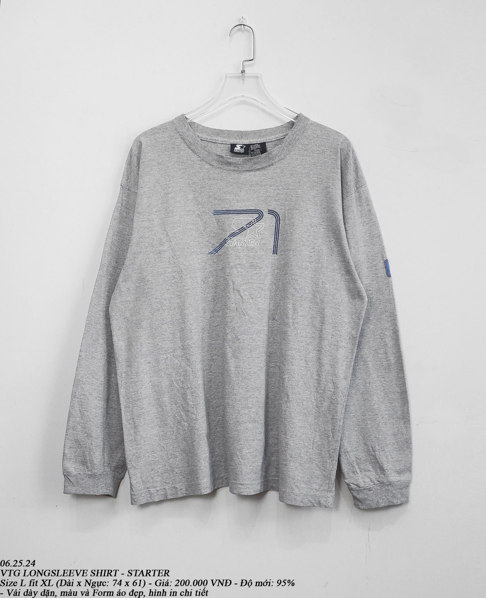  06.25.24 - VTG LONGSLEEVE SHIRT - STARTER 