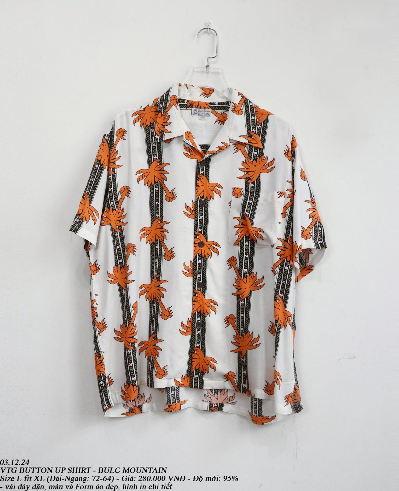  03.12.24 - VTG  BUTTON UP SHIRT - BULC MOUNTAIN 