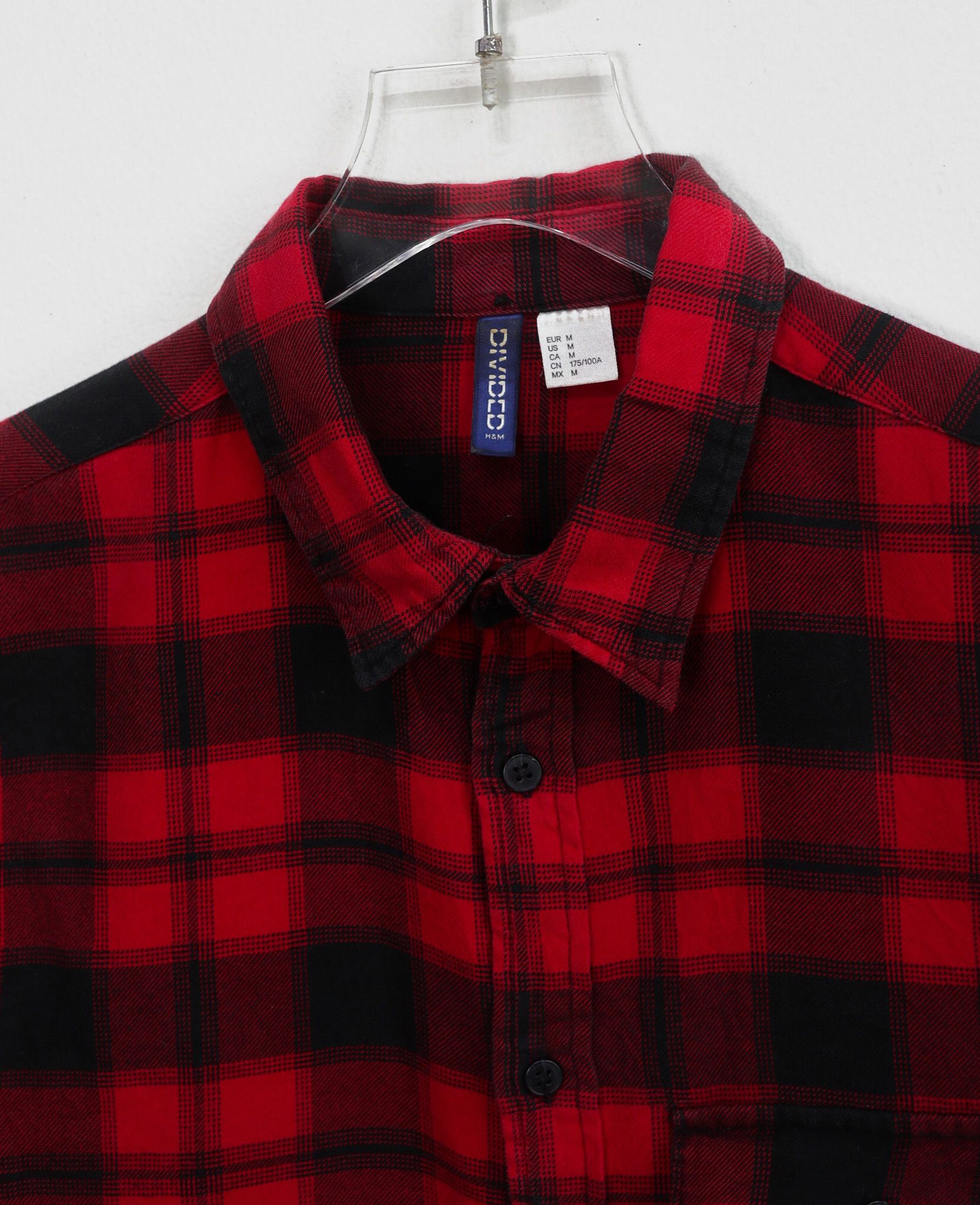  03.12.24 - VTG FLANNEL BUTTON UP SHIRT - H&M DIVIDED 