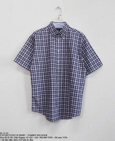  03.12.24 - VTG BUTTON UP SHIRT - TOMMY HILFIGER 