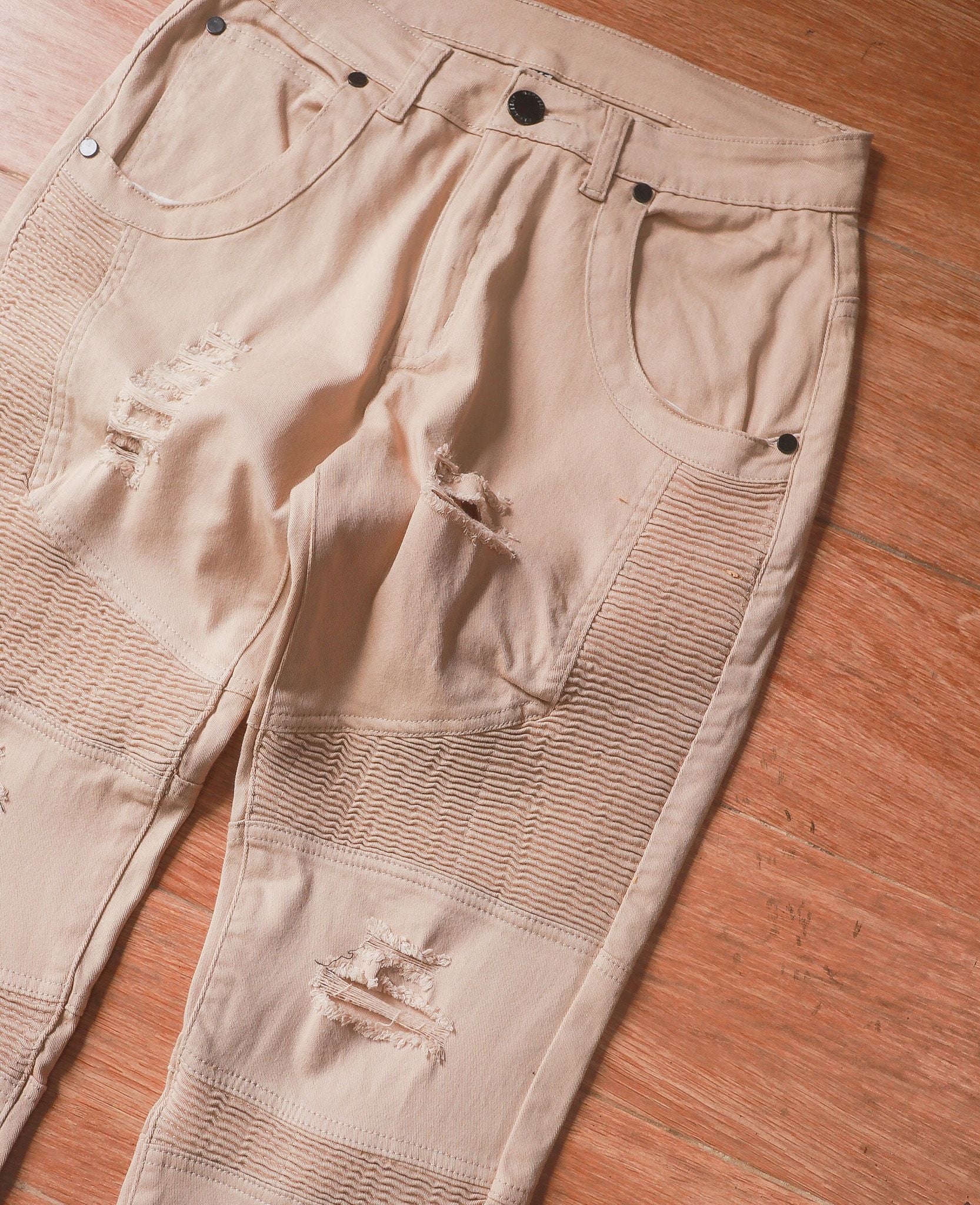  07.20.24 - VTG SKINNY BIKER DENIM PANTS 