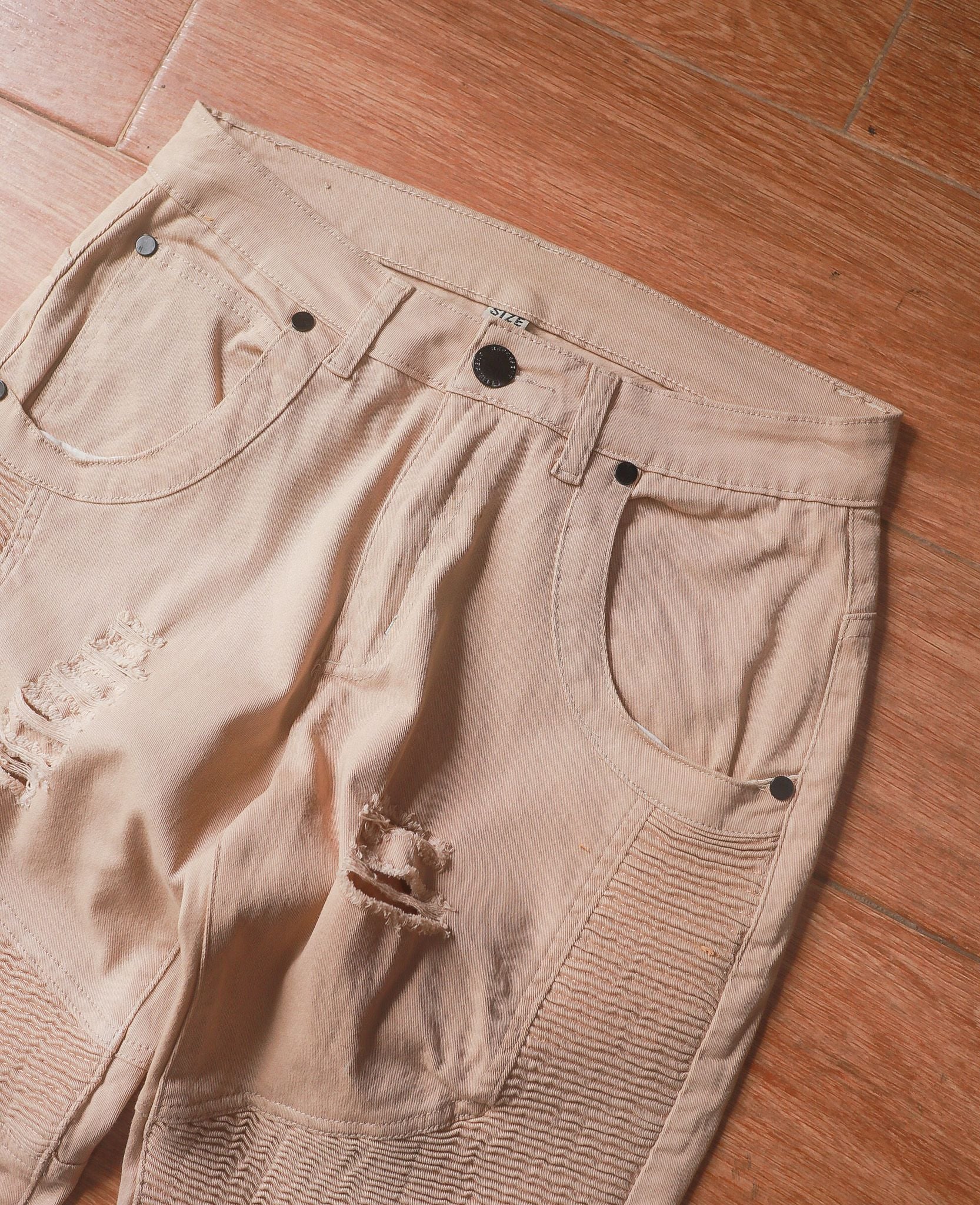  07.20.24 - VTG SKINNY BIKER DENIM PANTS 