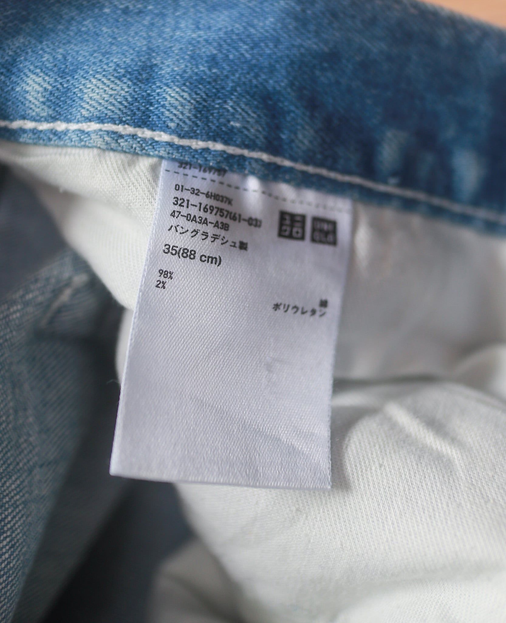  07.20.24 - VTG SELVEDGE DENIM PANTS - UNIQLO 