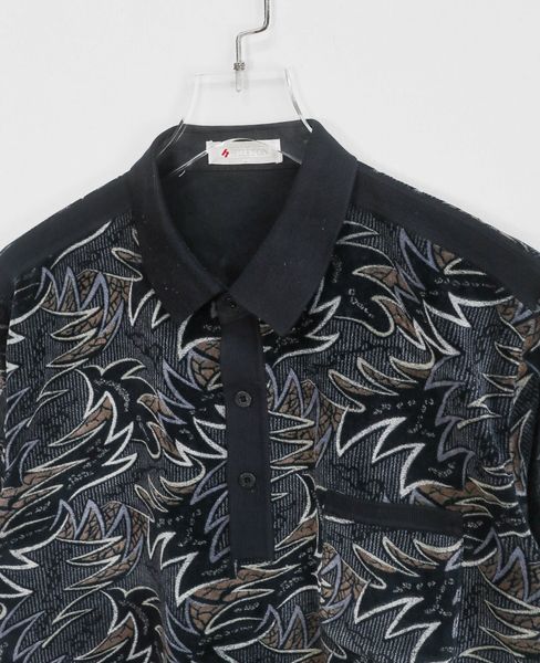  06.25.24 - VTG VELVET LONGSLEEVE SHIRT - HILTON 