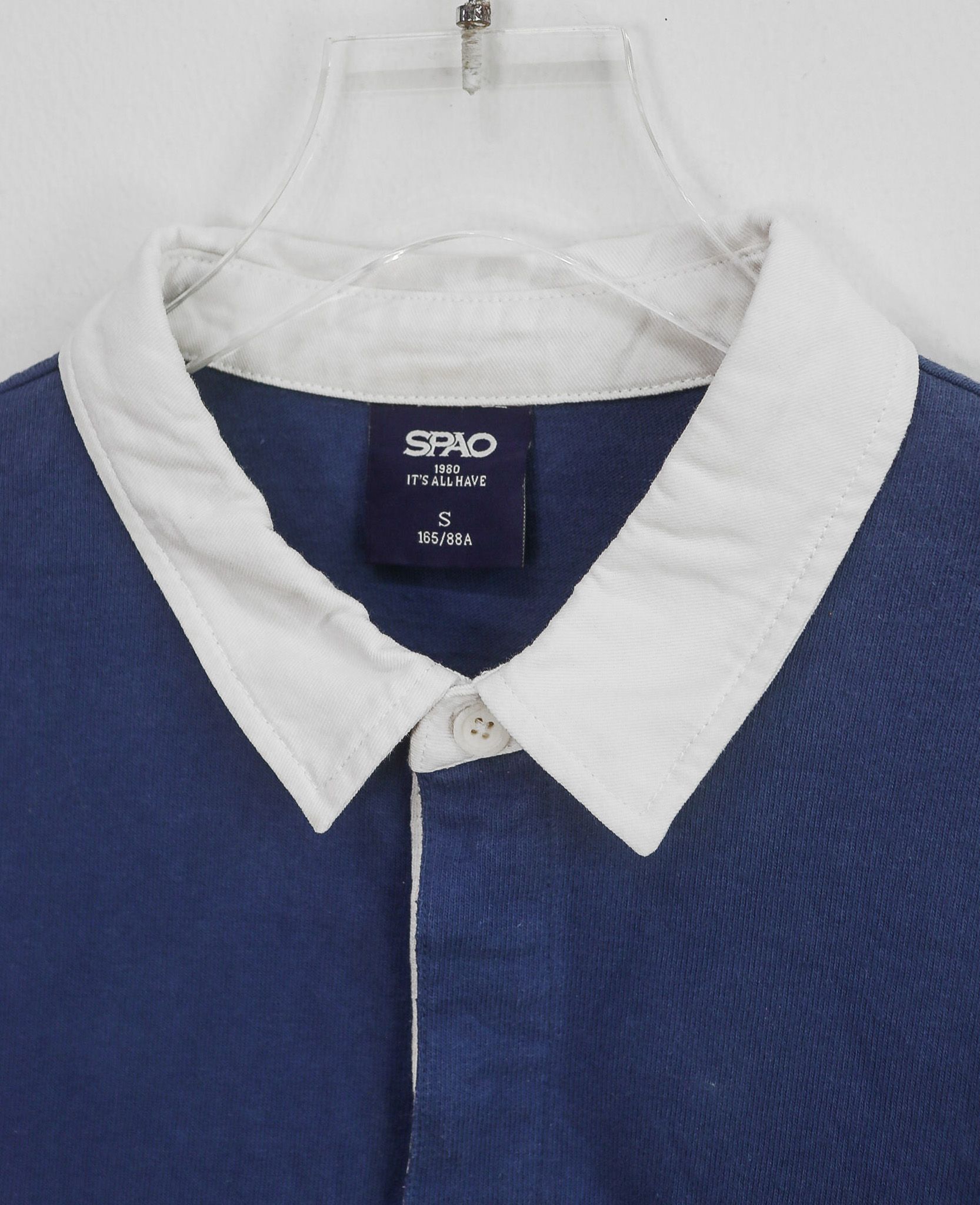  06.25.24 - VTG LONGSLEEVE POLO SHIRT - SPAO 