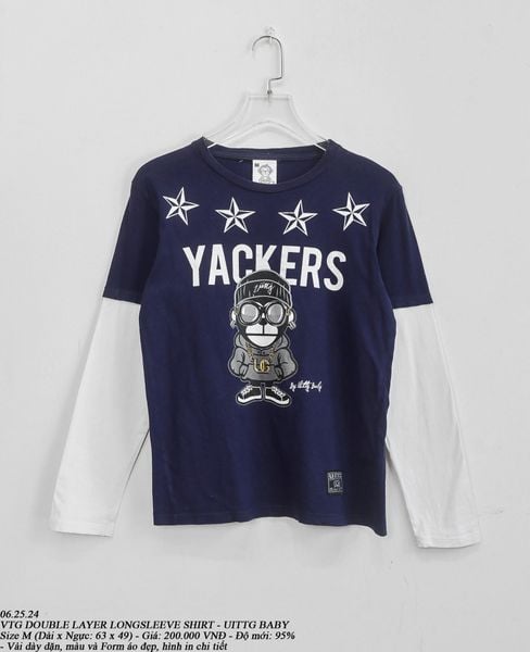  06.25.24 - VTG DOUBLE LAYER LONGSLEEVE SHIRT - UTTG BABY 