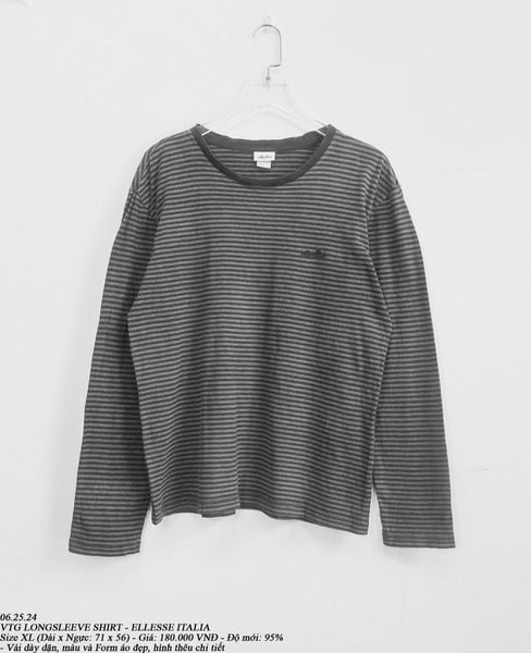  06.25.24 - VTG LONGSLEEVE SHIRT - ELLESSE ITALIA 