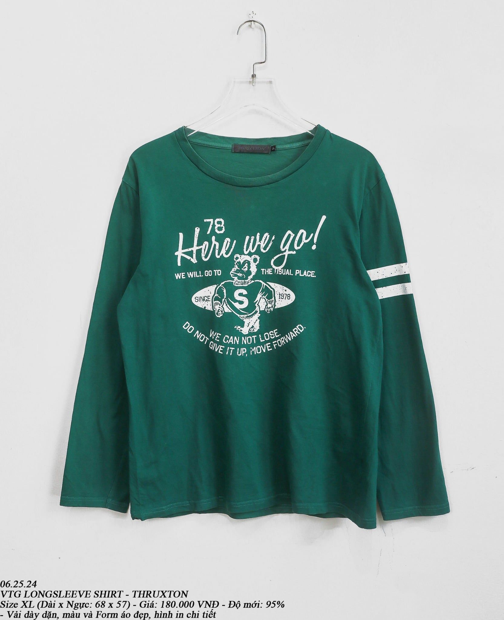  06.25.24 - VTG LONGSLEEVE SHIRT - THRUXTON 