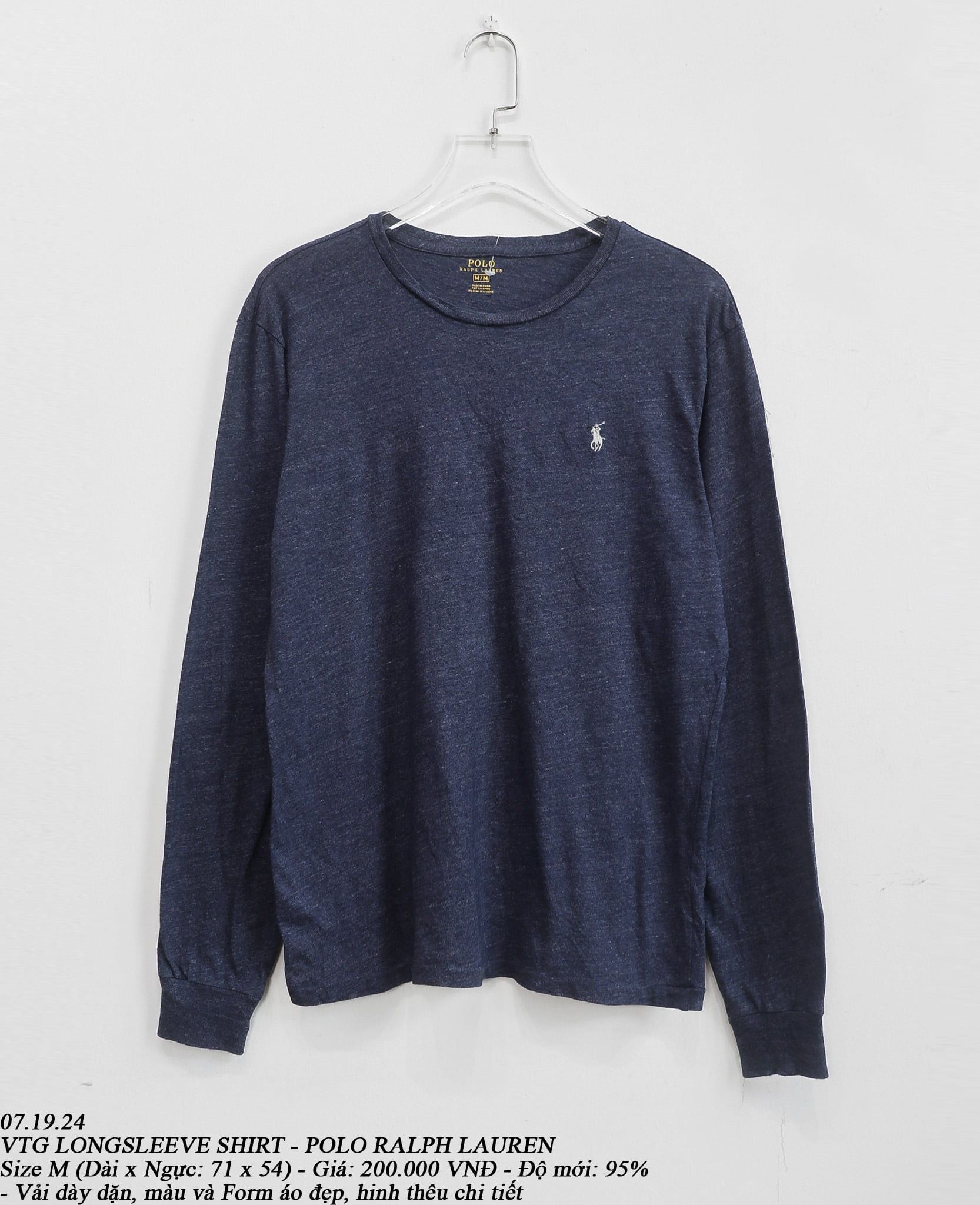  07.19.24 - VTG LONGSLEEVE SHIRT - POLO RALPH LAUREN 