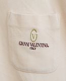  07.19.24 - VTG LONGSLEEVE POLO SHIRT - GIANNI VALENTINO ITALY 