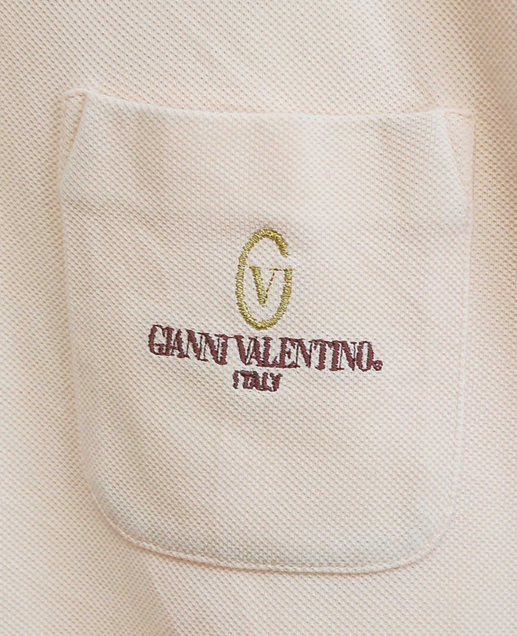  07.19.24 - VTG LONGSLEEVE POLO SHIRT - GIANNI VALENTINO ITALY 