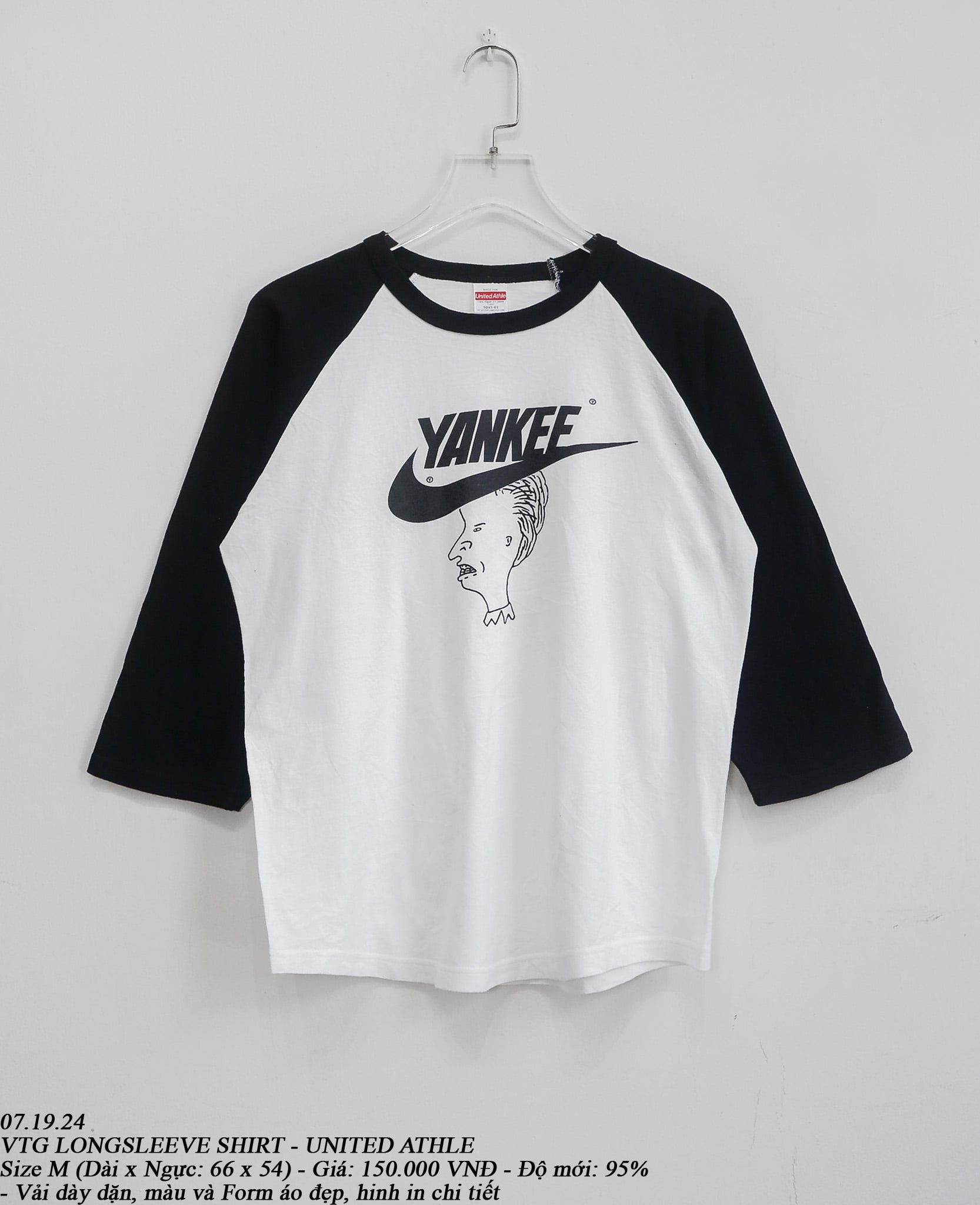  07.19.24 - VTG LONGSLEEVE SHIRT - UNITED ATHLE 