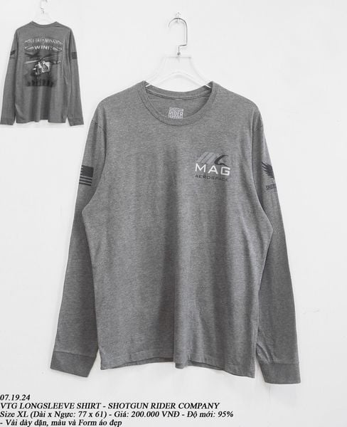  07.19.24 - VTG LONGSLEEVE SHIRT - SHOTGUN RIDER COMPANY 