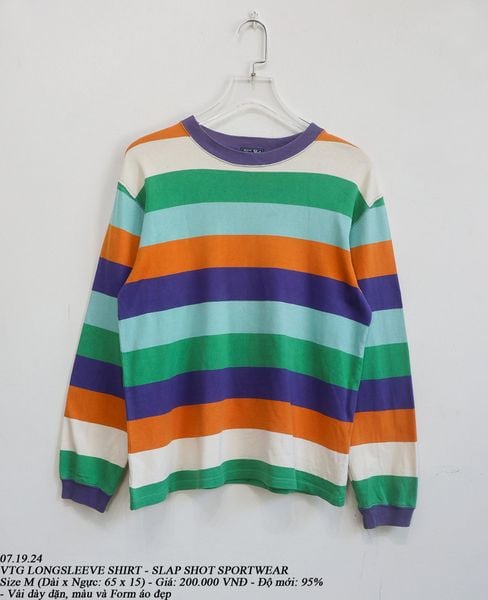  07.19.24 - VTG LONGSLEEVE SHIRT - SLAP SHOT SPORTWEAR 