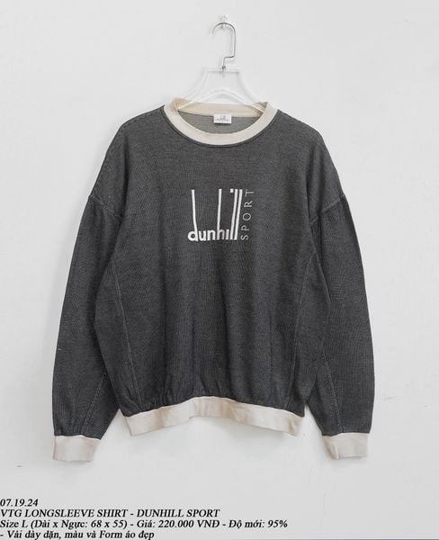  07.9..24 - VTG LONGSLEEVE SHIRT - DUNHILL SPORT 