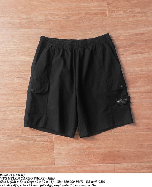 08.02.24 - VTG NYLON CARGO SHORT - JEEP 