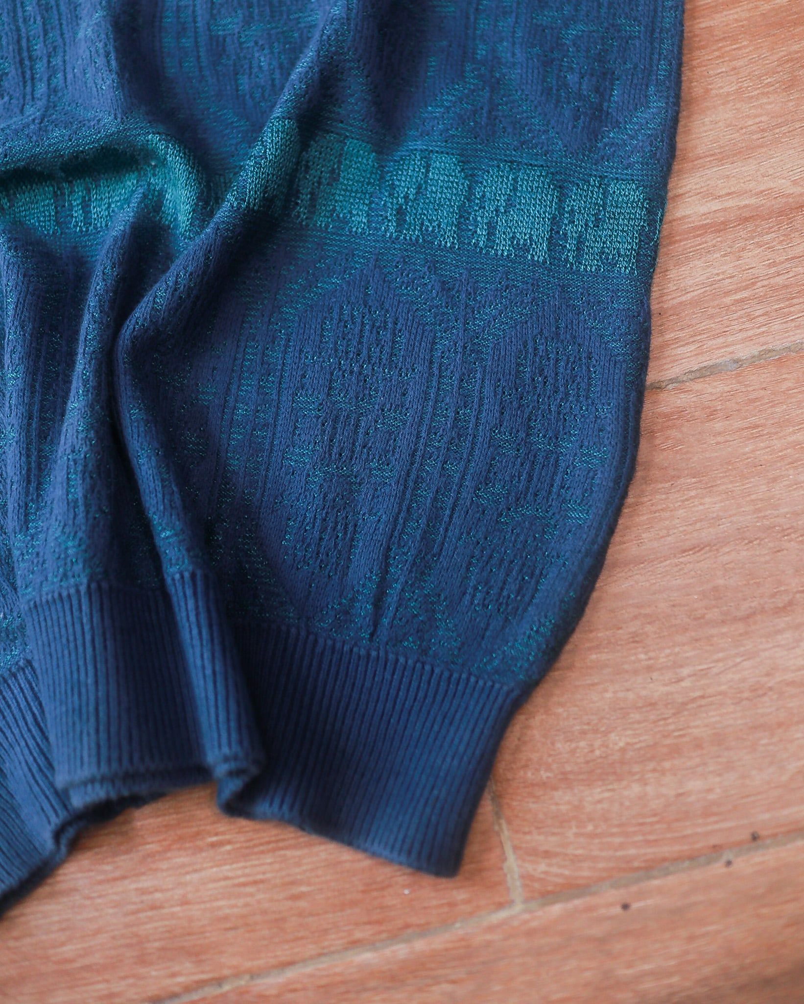  08.01.24 - VTG KNIT POLO SHIRT - LUCIDO 90s 