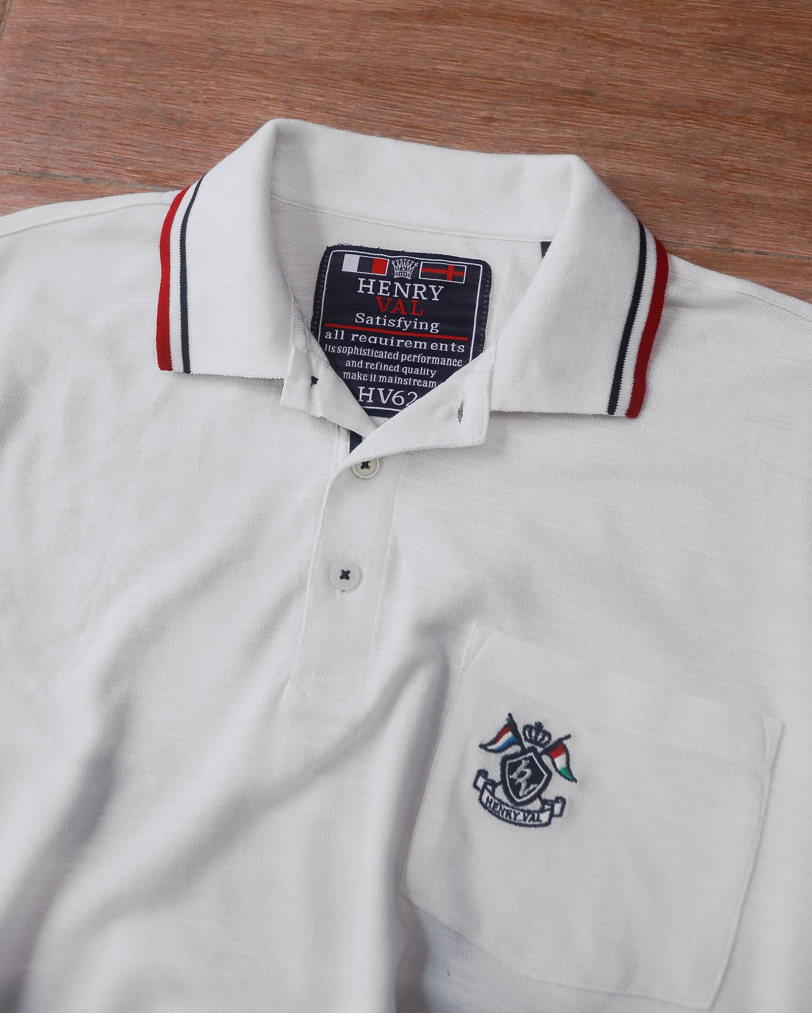  08.01.24 - VTG POLO SHIRT - HENRY VAL 