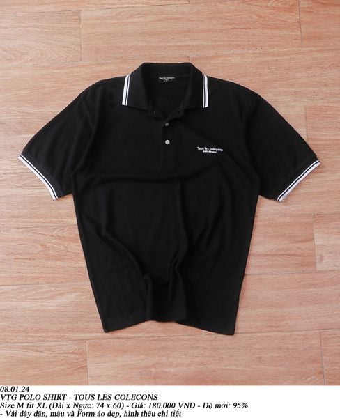  08.01.24 - VTG POLO SHIRT - TOU LES COLECONS 