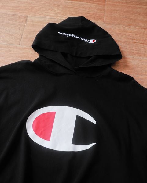  08.01.24 - VTG BOXY HOODED LONGSLEEVE SHIRT- CHAMPION 