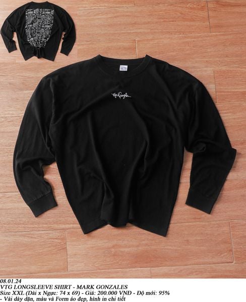  08.01.24 - VTG LONGSLEEVE SHIRT- MARK GONZALES 