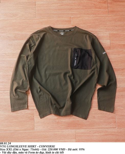  08.01.24 - VTG LONGSLEEVE SHIRT- CONVERSE 