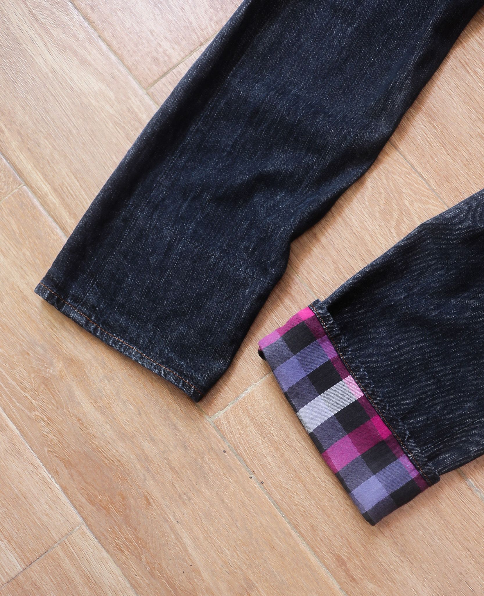  08.04.24 - VTG DOUBLE WAISTED DENIM PANTS - DOMINATE 