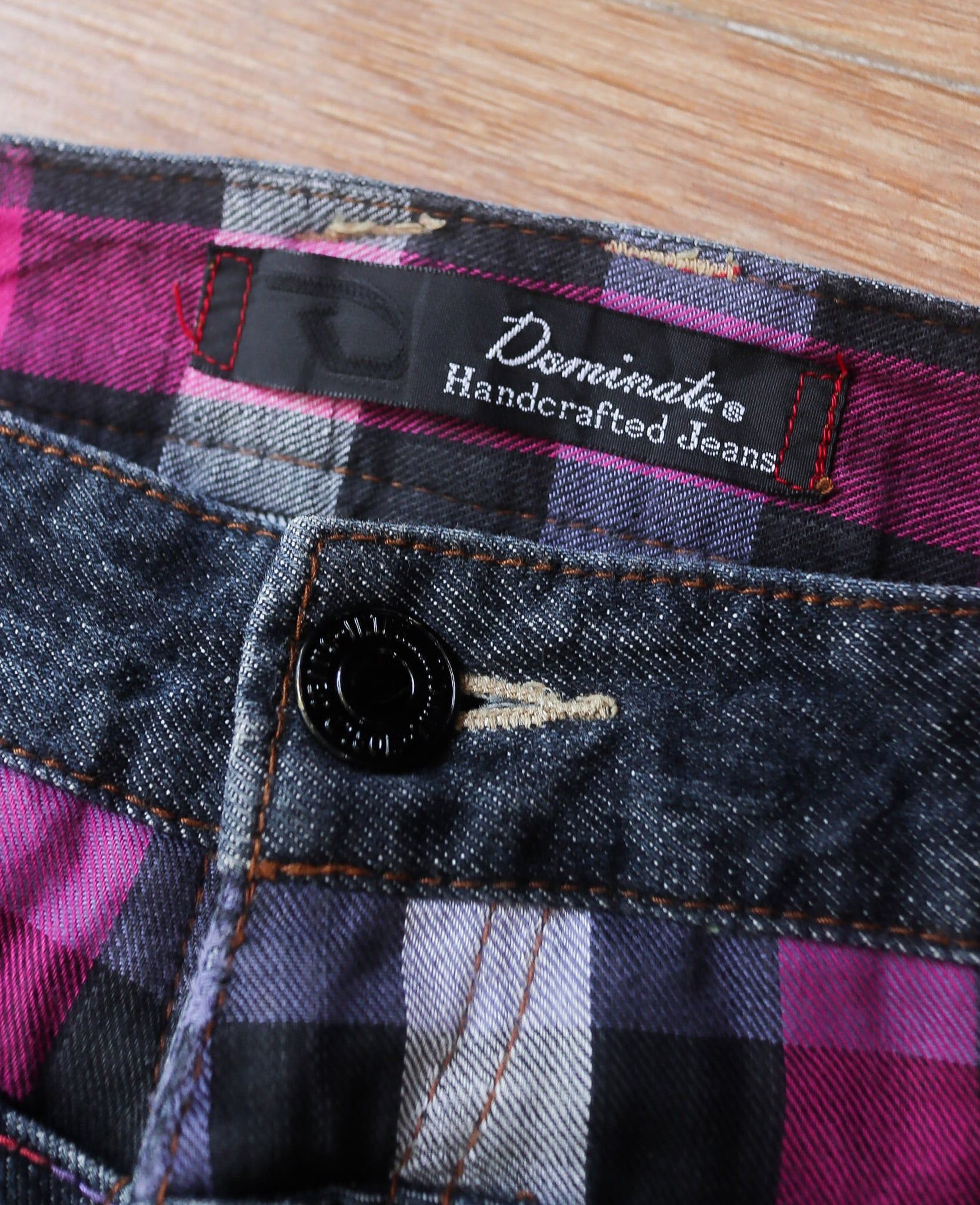  08.04.24 - VTG DOUBLE WAISTED DENIM PANTS - DOMINATE 