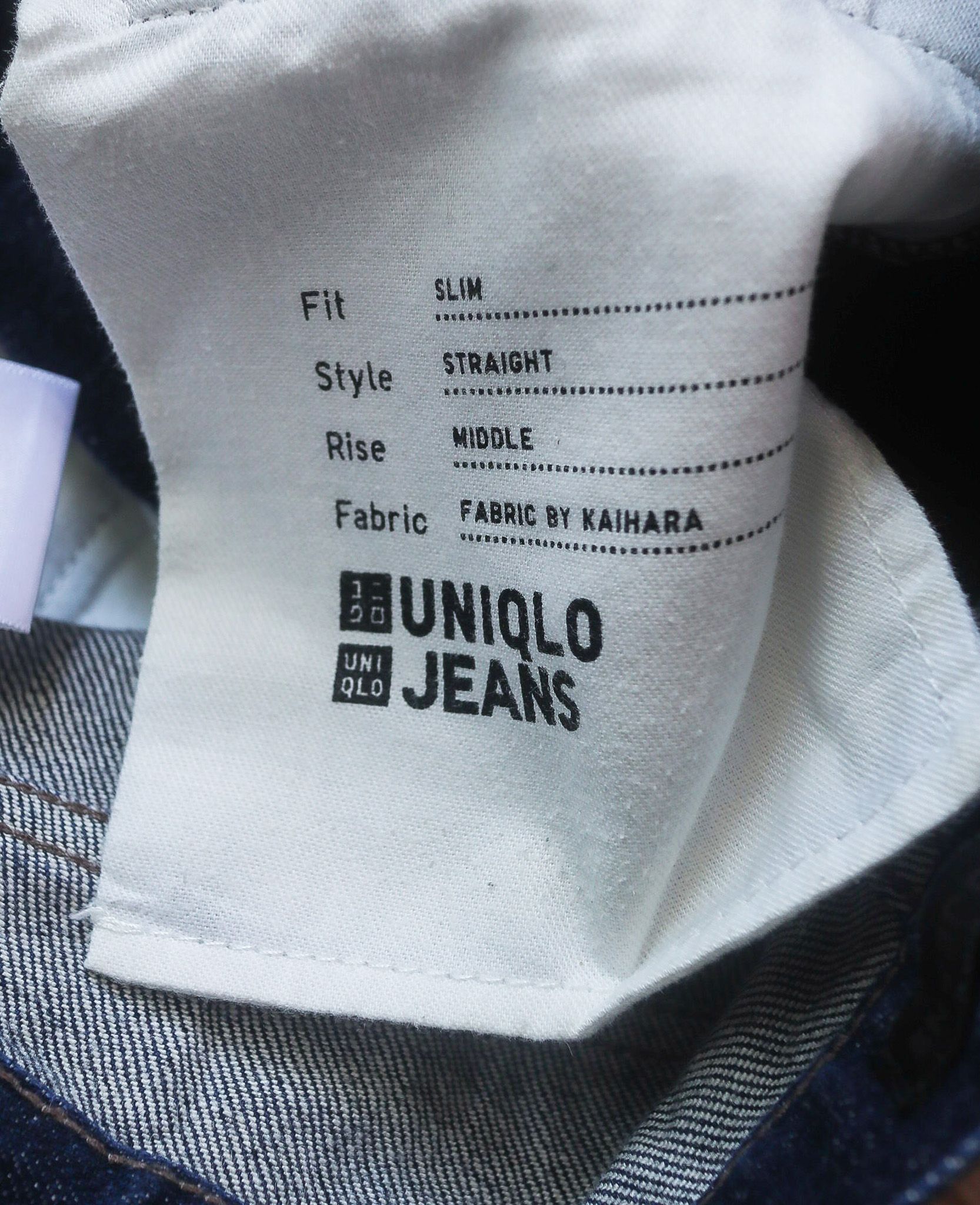  08.04.24 - VTG SELVEDGE SKINNY DENIM PANTS - UNIQLO JEANS 