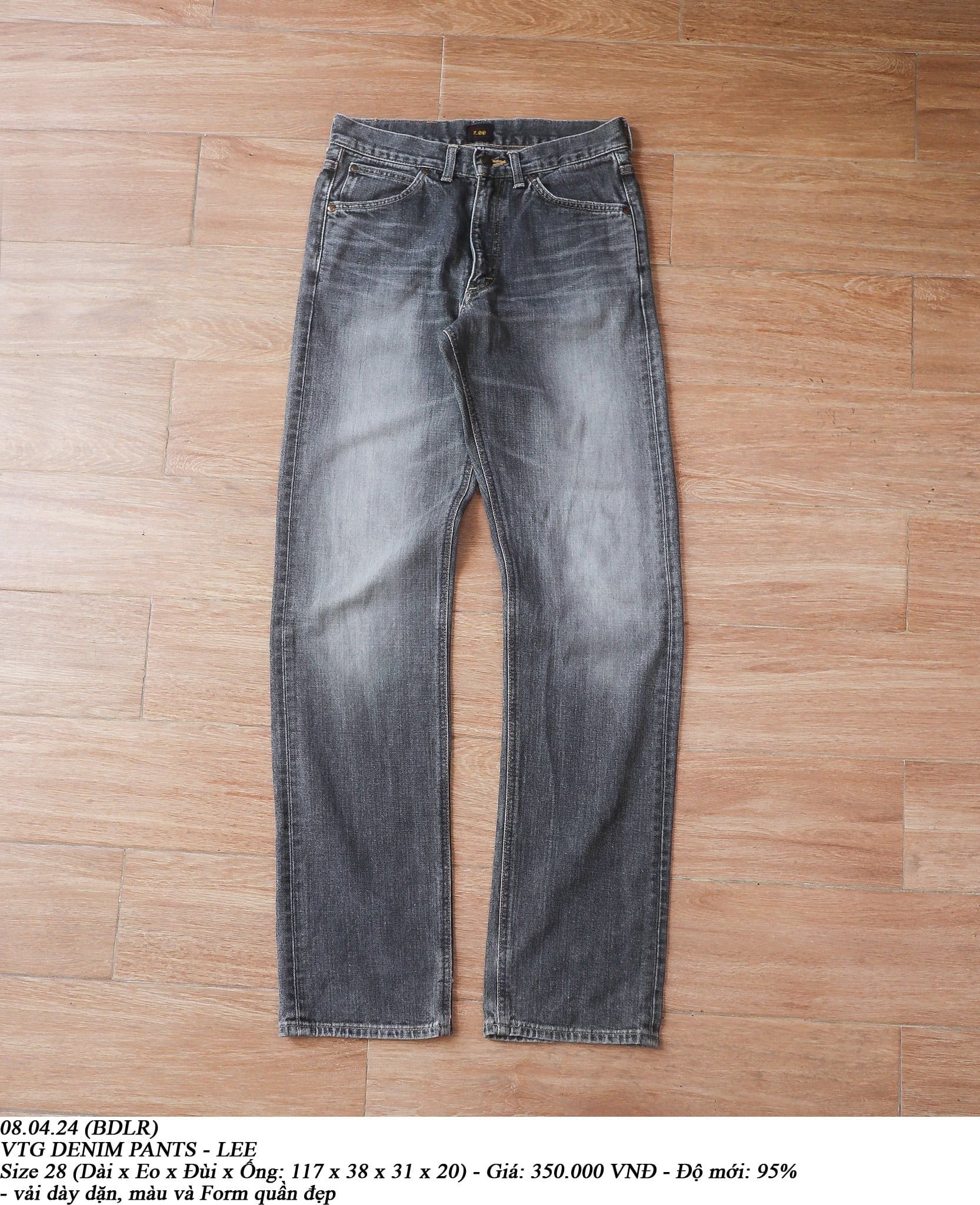  08.04.24 - VTG DENIM PANTS - LEE 