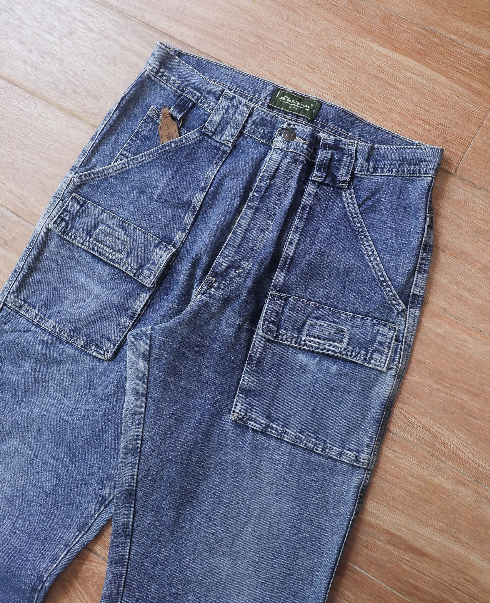  08.04.24 - VTG WORK DENIM PANTS - EDDIE BAUER 