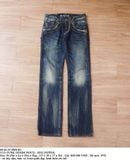  08.04.24 - VTG PUNK DENIM PANTS - RED PEPPER 