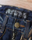  08.04.24 - VTG PUNK DENIM PANTS - RED PEPPER 