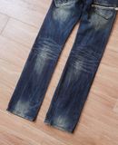  08.04.24 - VTG PUNK DENIM PANTS - RED PEPPER 