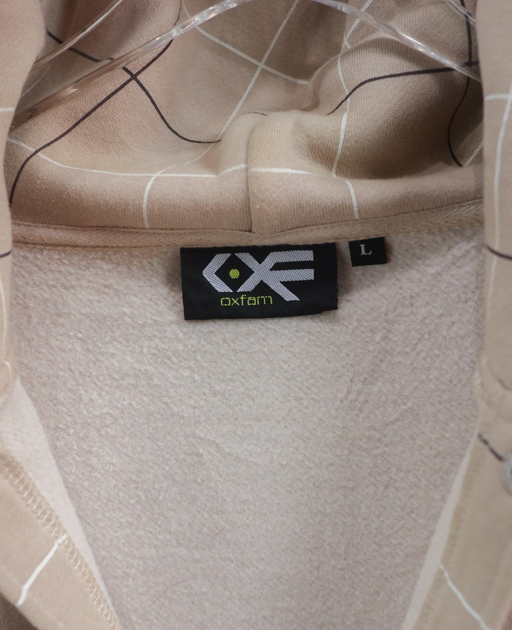  01.09.24 - VTG BUTTON UP HOODIE - OXFAM 