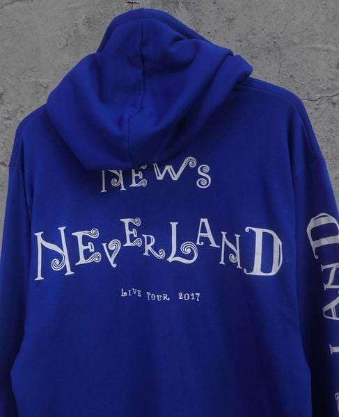  01.09.24 - VTG CROPPED ZIP UP HOODIE - NEWS LIVE TOUR 2017 NEVERLAND 
