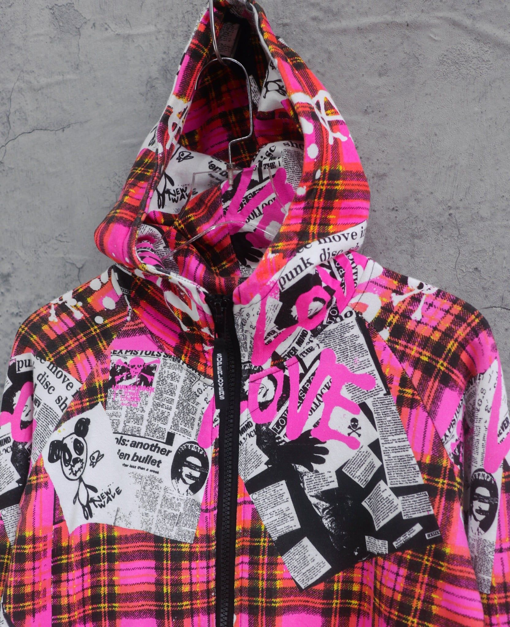  01.09.24 - VTG ZIP UP HOODIE - SUPER LOVERS 