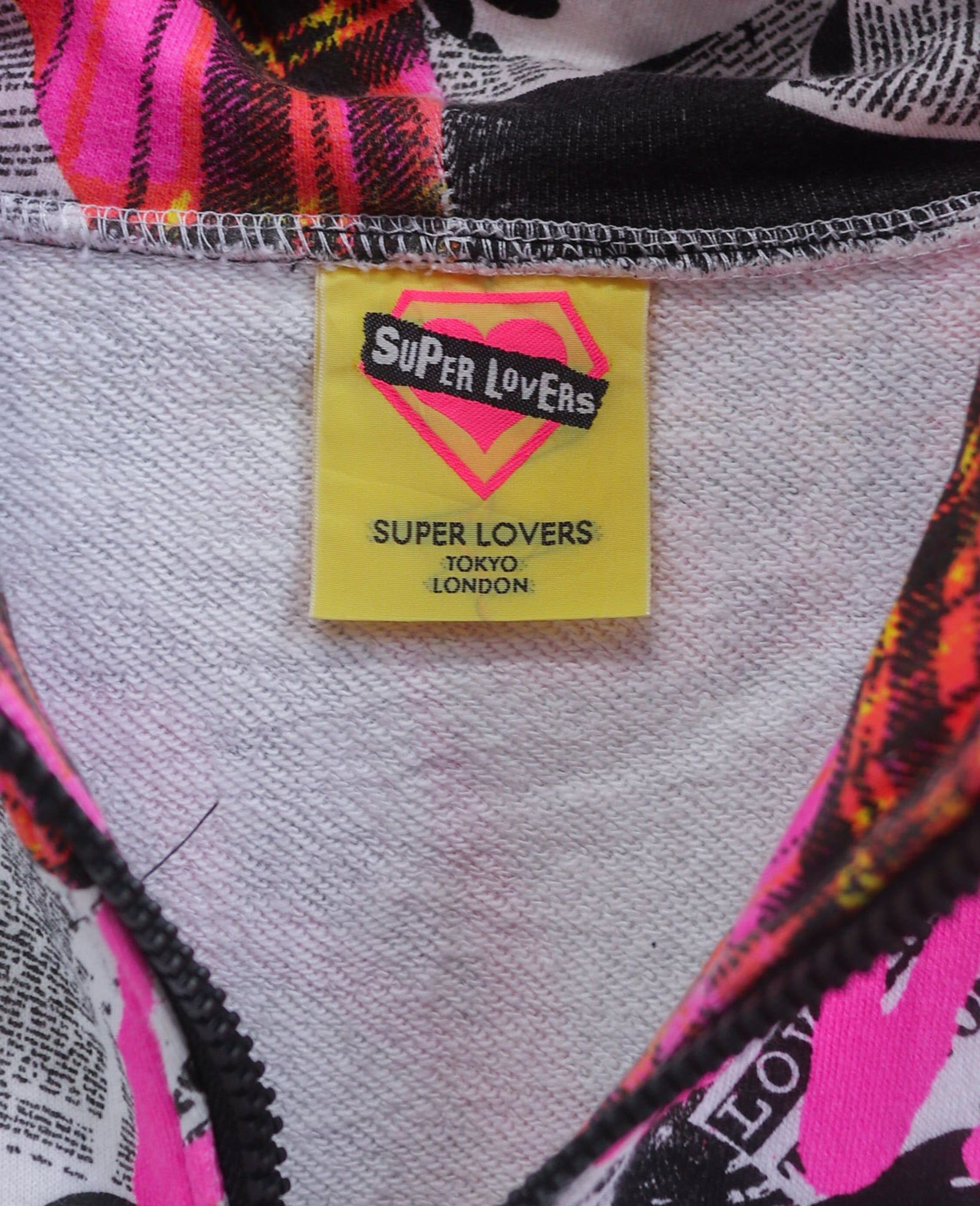  01.09.24 - VTG ZIP UP HOODIE - SUPER LOVERS 