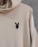  01.09.24 - VTG CROPPED PULLOVER HOODIE - PLAYBOY BUNNY 