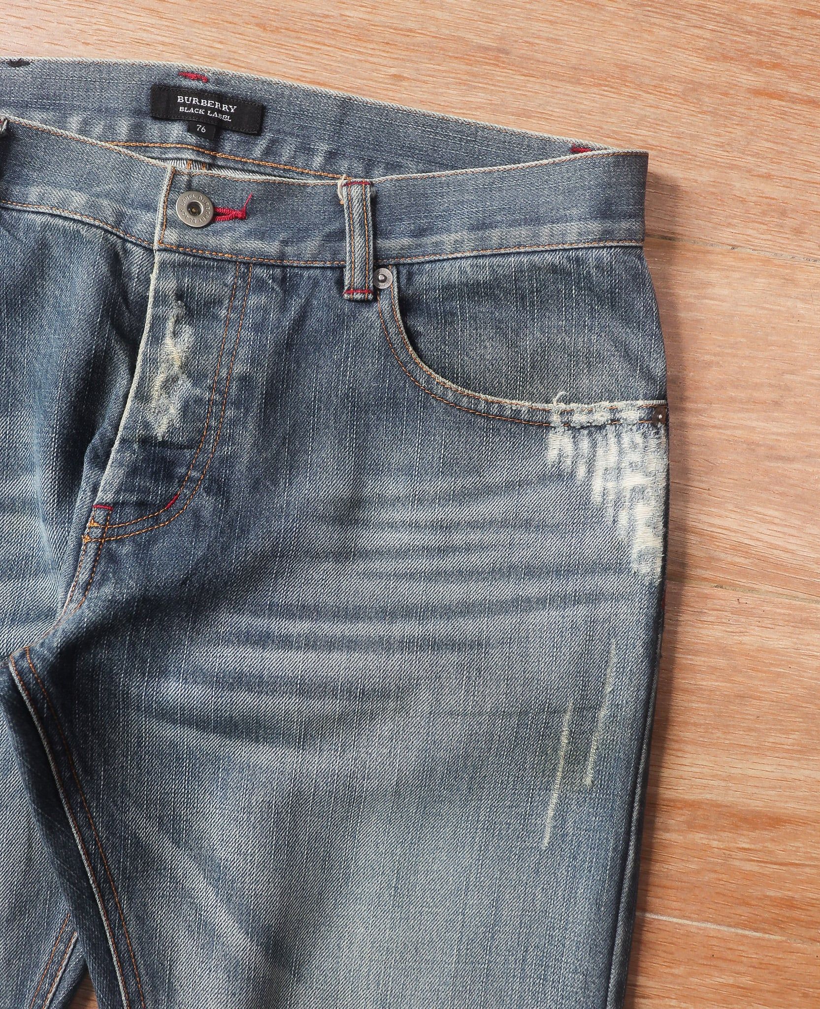  08.09.24 - VTG DENIM PANTS - BURBERRY BLACK LABEL 